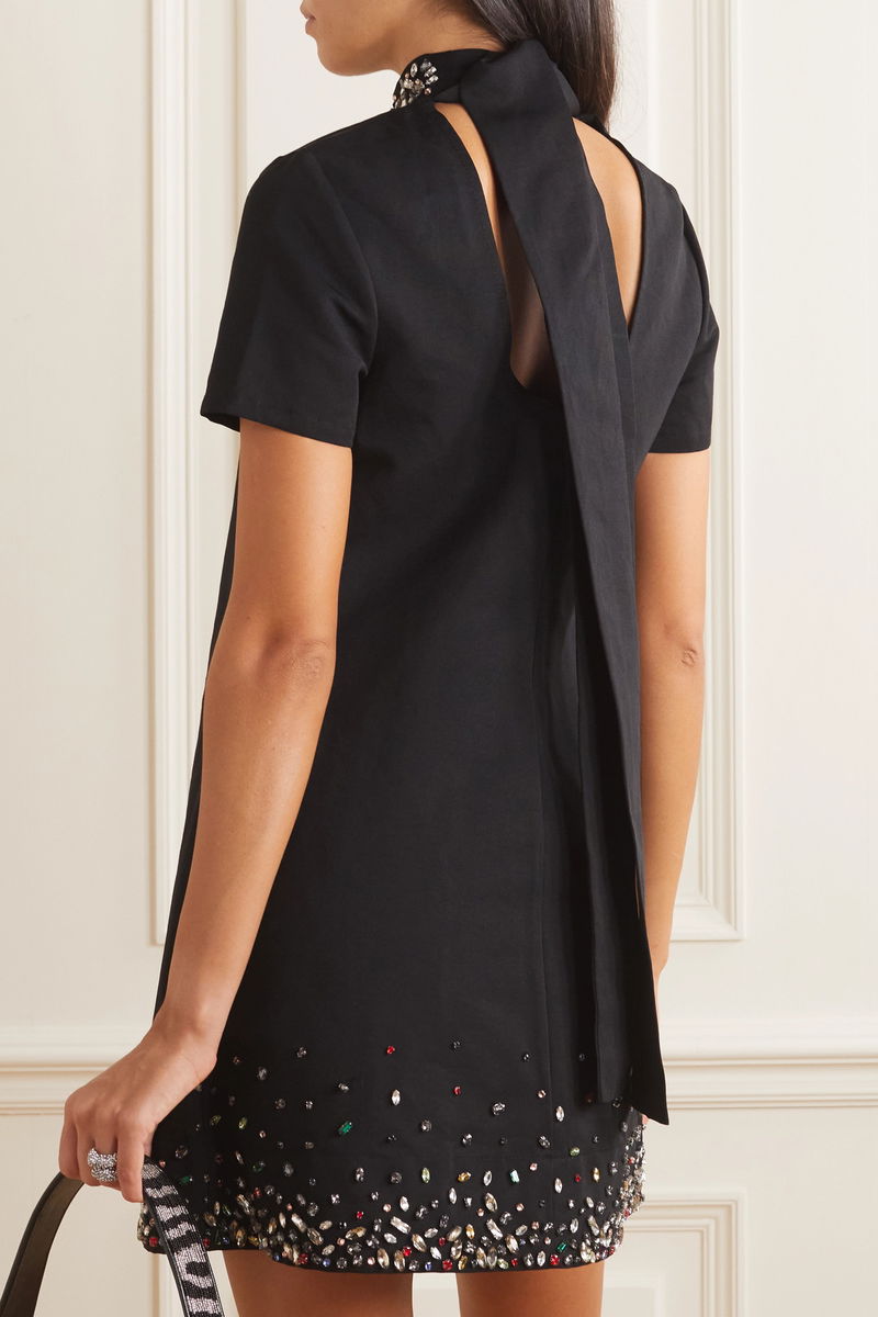 princess polly baby blue dress Midnight Affairs Sparkle Mini Dress with Mesh Sleeves