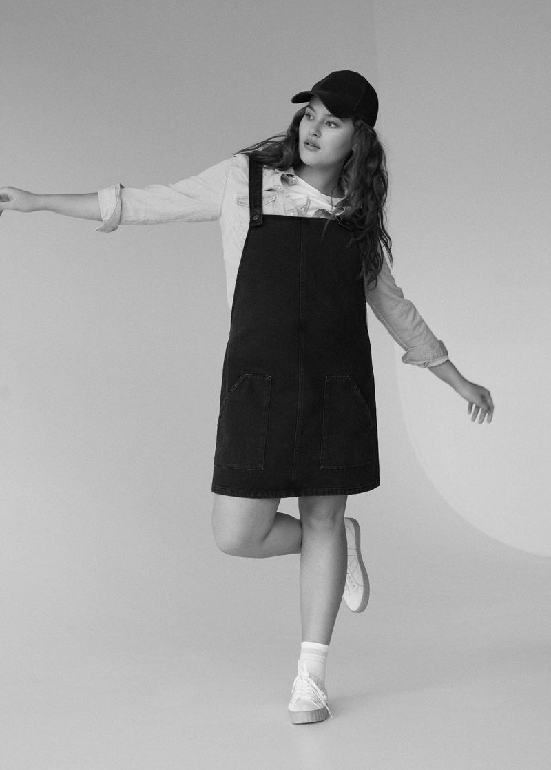 moschino denim dress Love - Printed mesh - Black 1% Elastan Out_of_Stock Items:Dress Scoop Neck Denim Overall