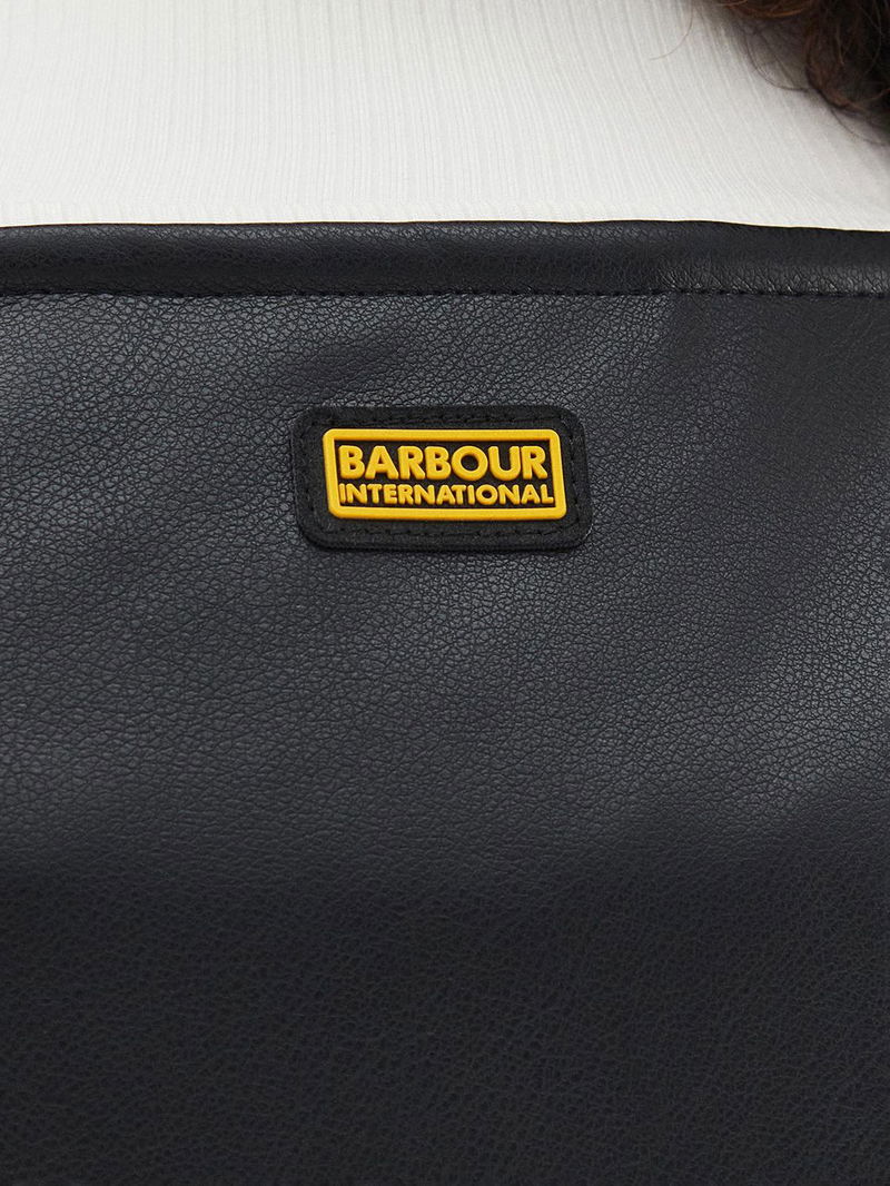 BARBOUR Morini Faux Leather Dress | endource