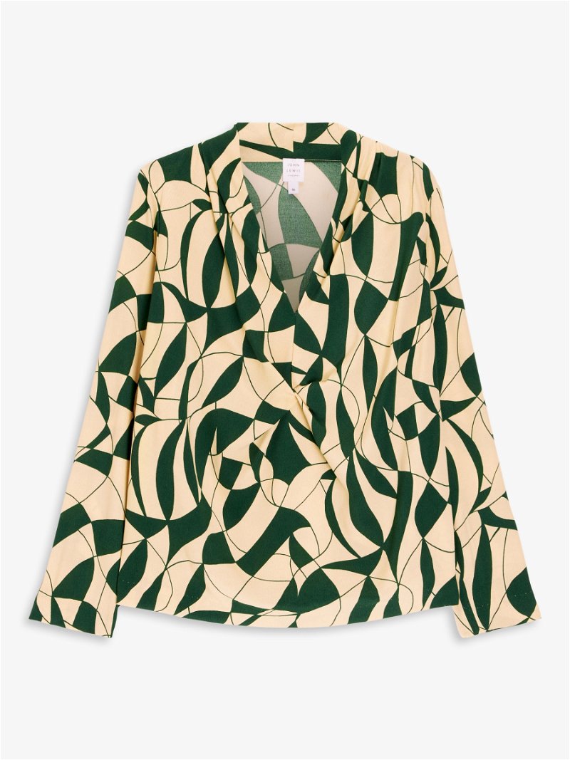 ZARA geometric print tie blouse  Blouse, Fall winter fashion