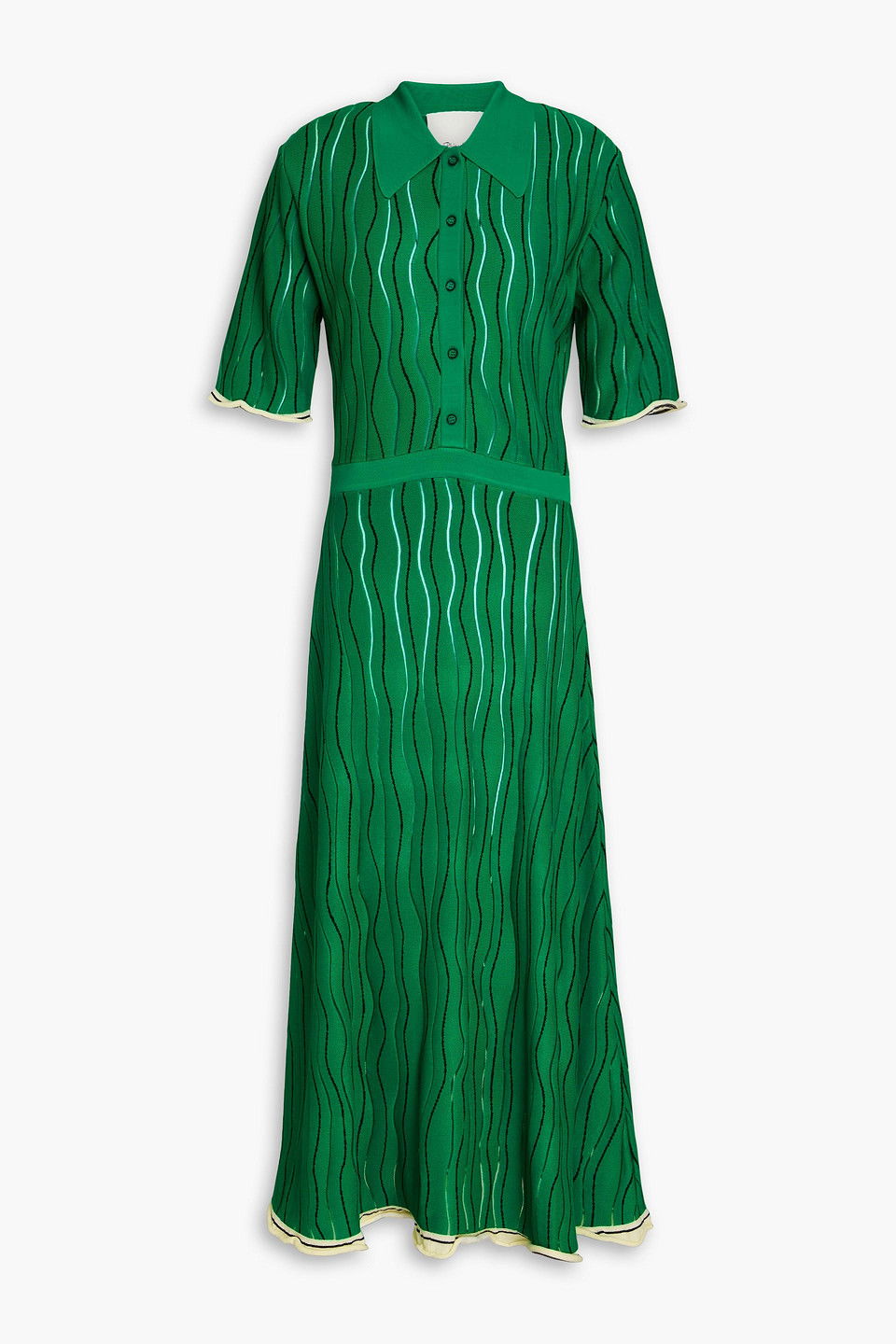 3.1 phillip lim green dress 45% off Jaquard-Knit Midi Shirt la femme