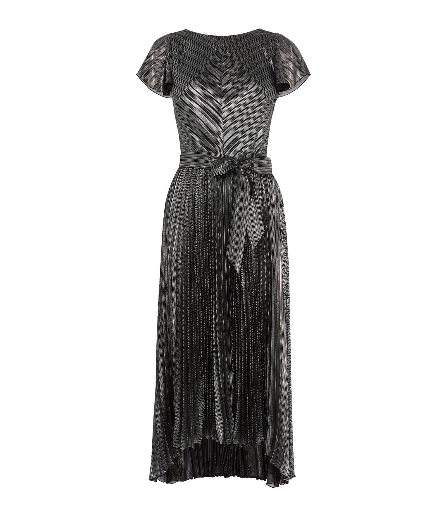 KAREN MILLEN Metallic Pleated Dress | endource