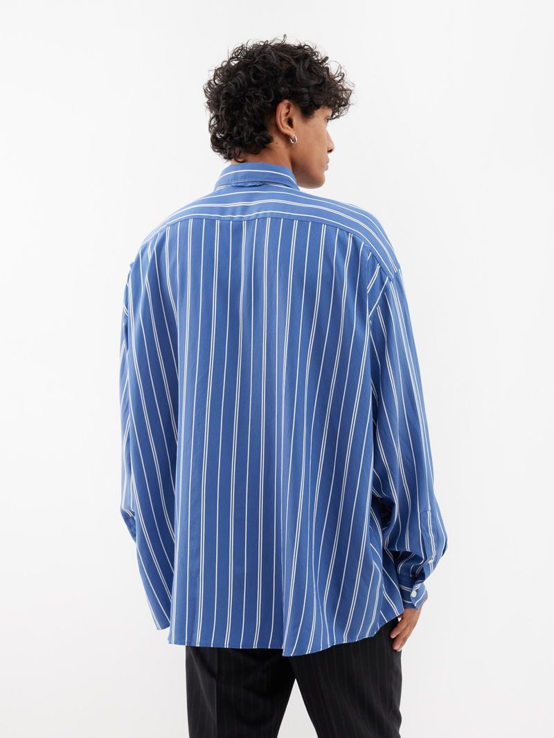 ACNE STUDIOS Setiter Striped Twill Shirt endource