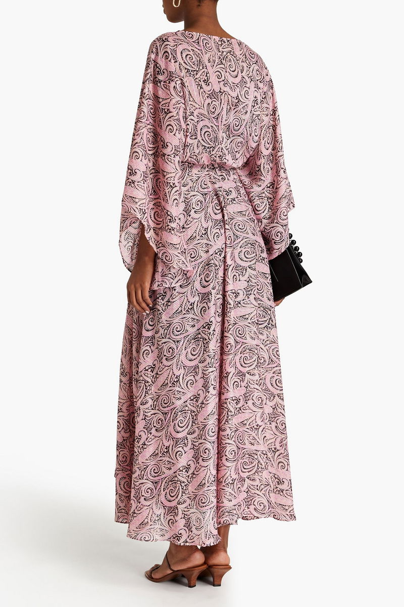 maje pink jacquard dress Maje Jacquard-Knit Mini Dress in Pink