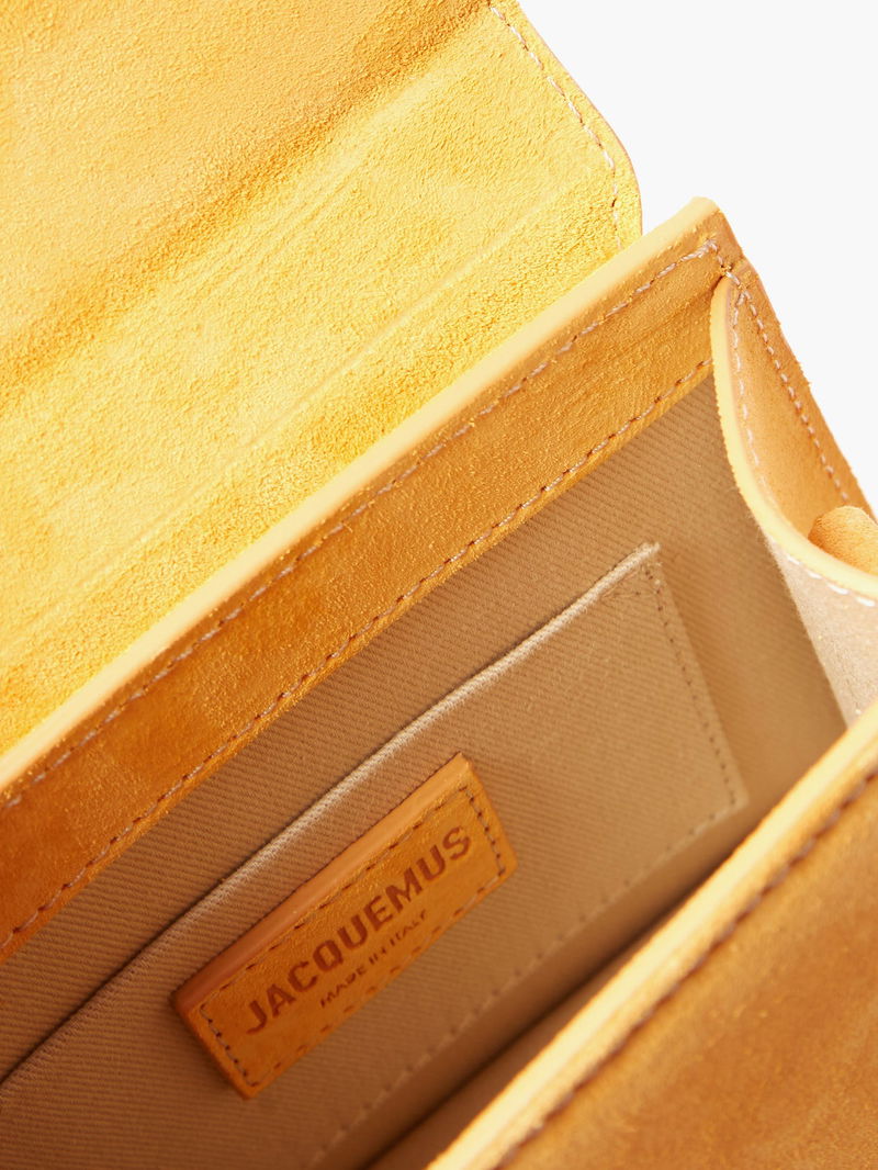 Jacquemus Yellow Suede Le Chiquito Bag, myGemma