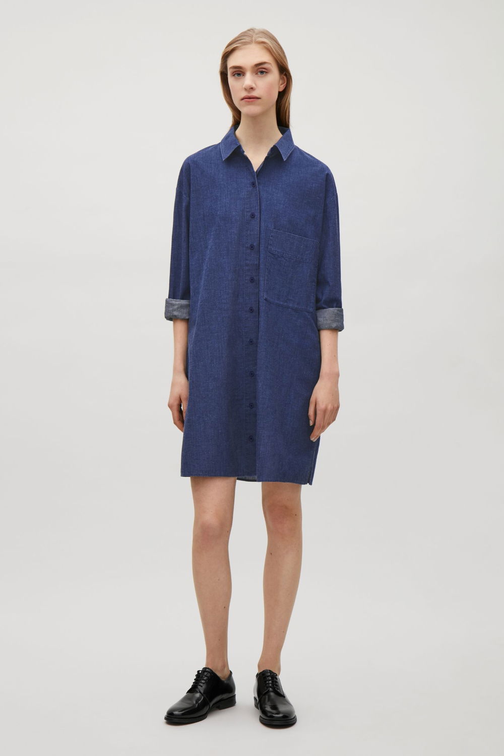 COS Cotton-Denim Shirt Dress | Endource