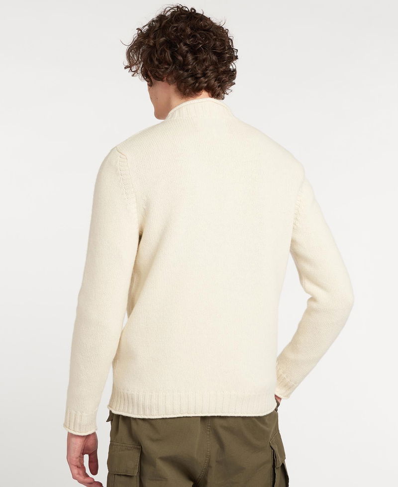 BARBOUR Morpeth Fisherman Crew Jumper | endource