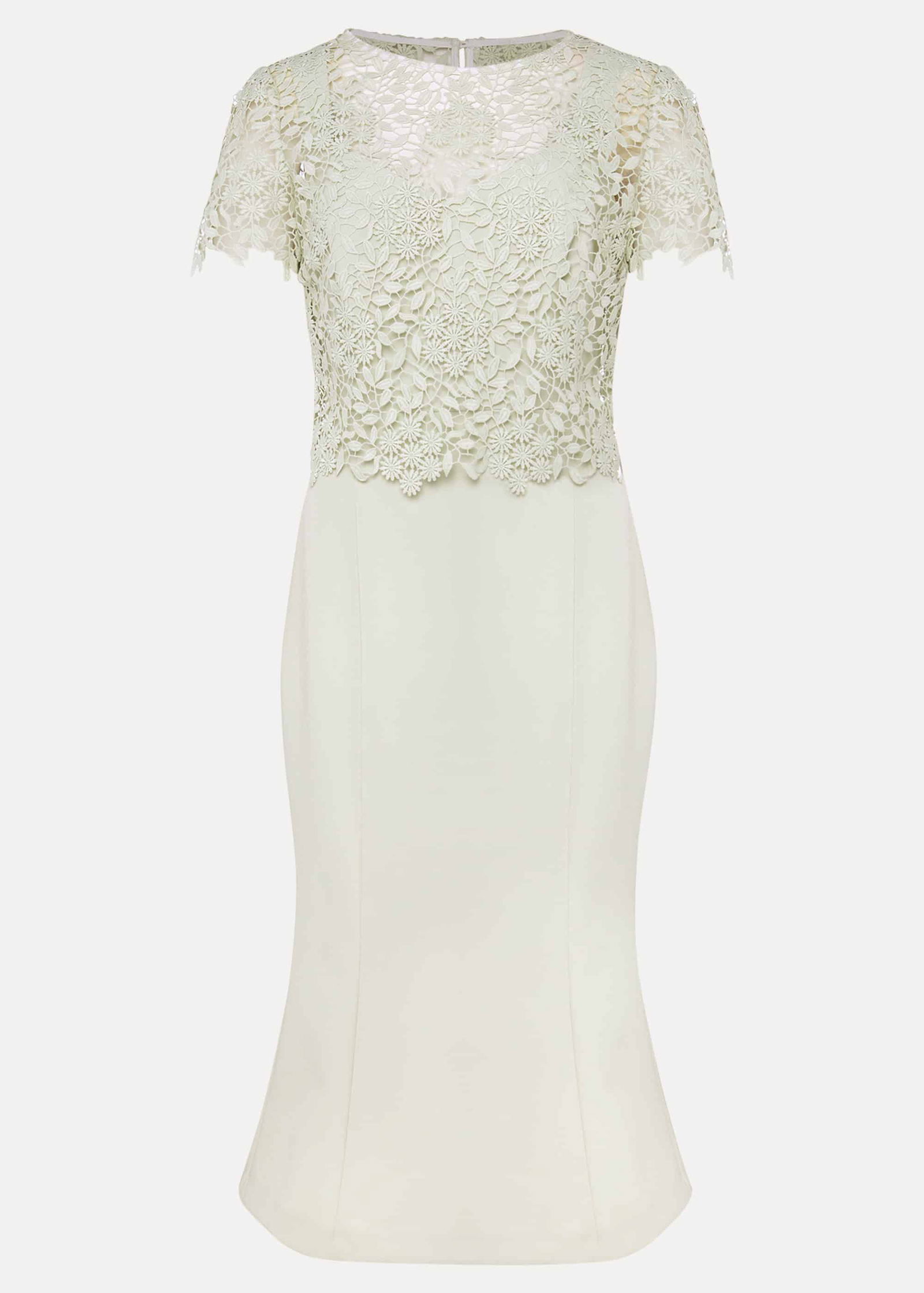 PHASE EIGHT Georgia Layered Lace Dress endource