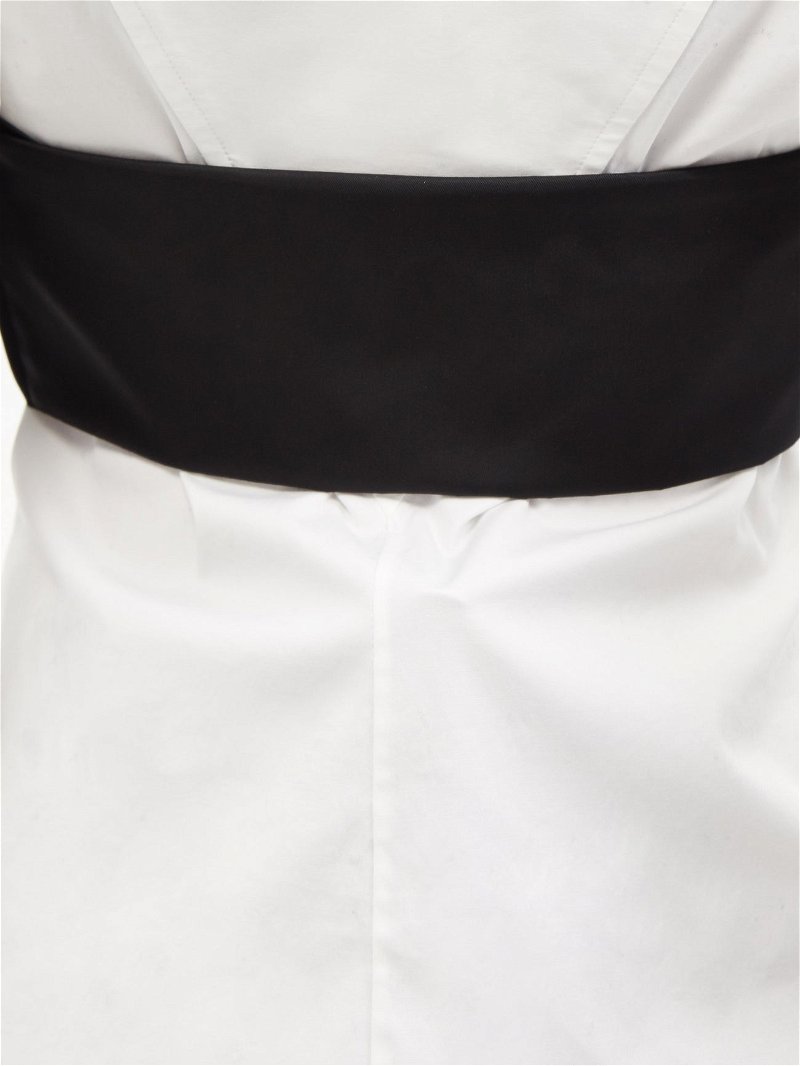 Logo Re-Nylon bandeau top in black - Prada