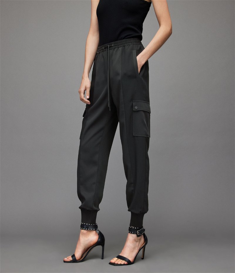 AllSaints Black Casual Pants for Women