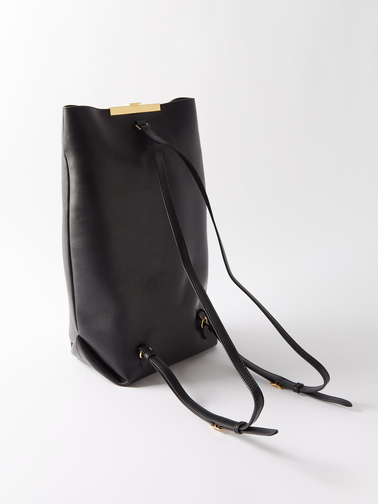 Khaite Iris Suede Backpack EUC Khaite Iris Soft Calf Leather Backpack - Bergdorf Goodman main image 3