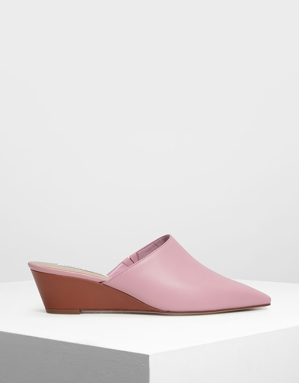 Charles Pointed Toe Wedge Booties CHARLES KEITH Closed Toe