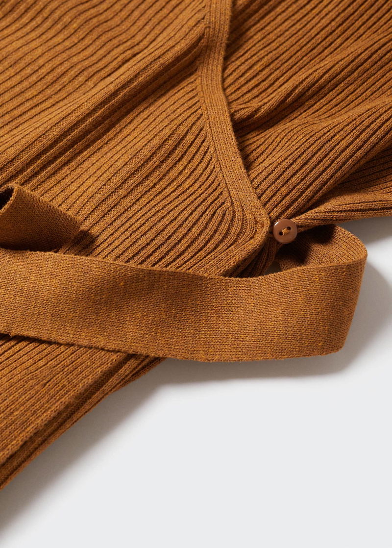 MANGO Bow Knitted Dress | endource