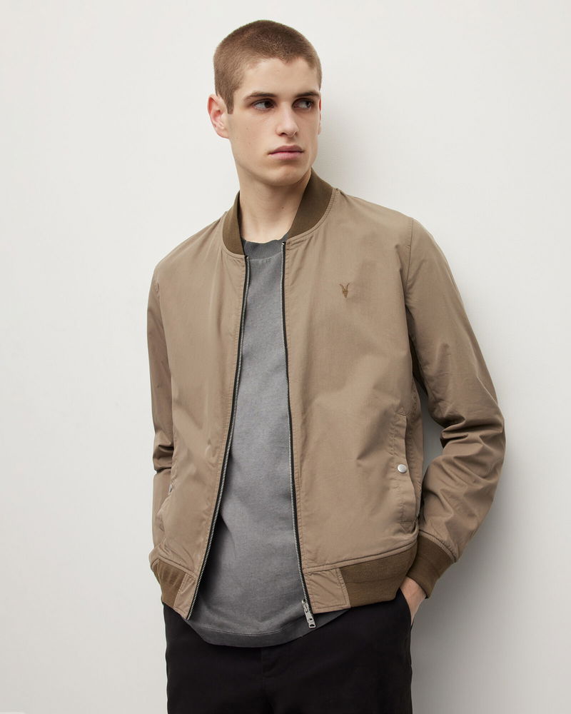 Reversible Bassett Bomber Jacket BLK/ASH KHAKI BRWN