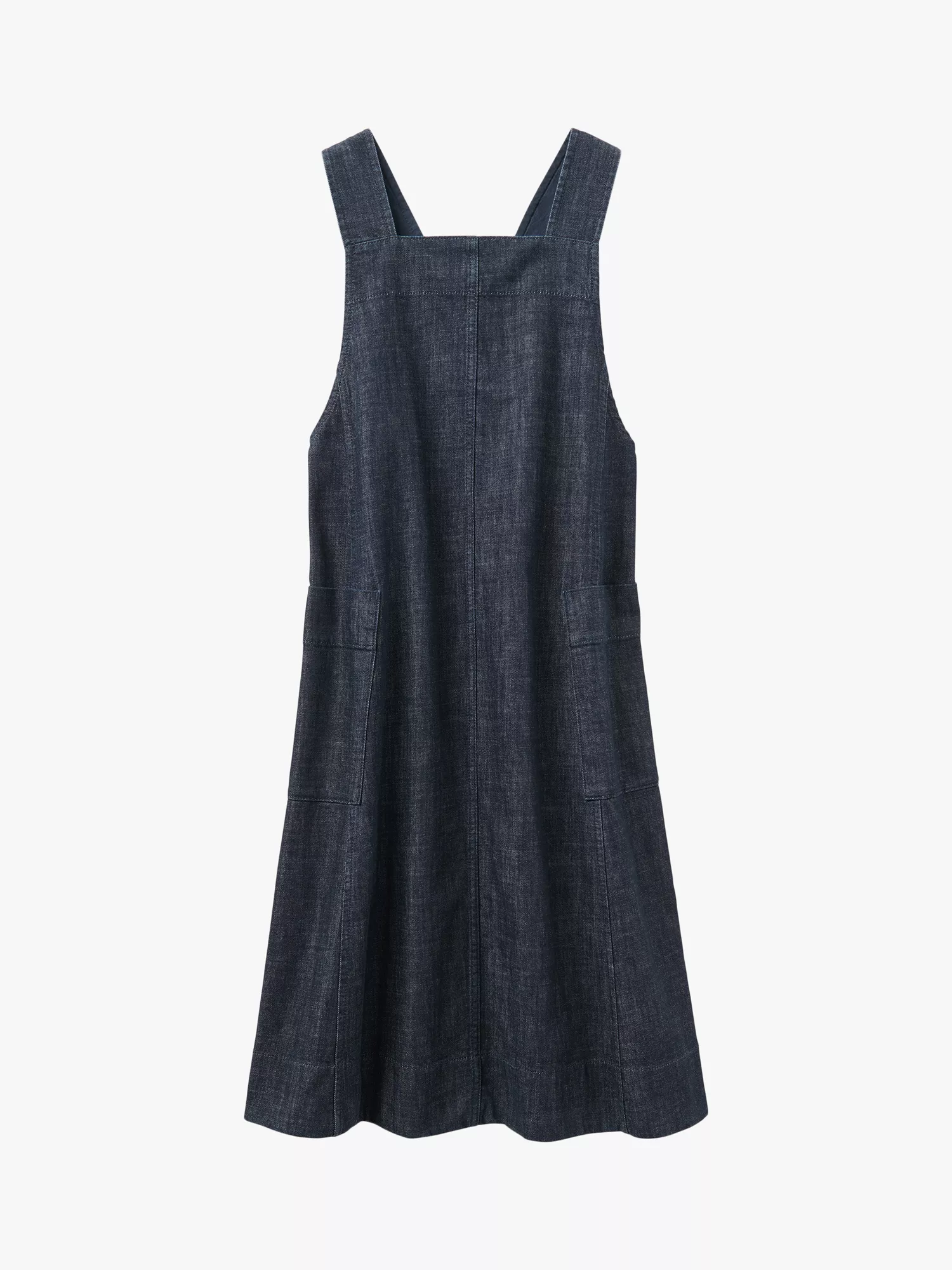 toast denim dress Toast Dark Denim Jumper Dress  Mercy Vintage