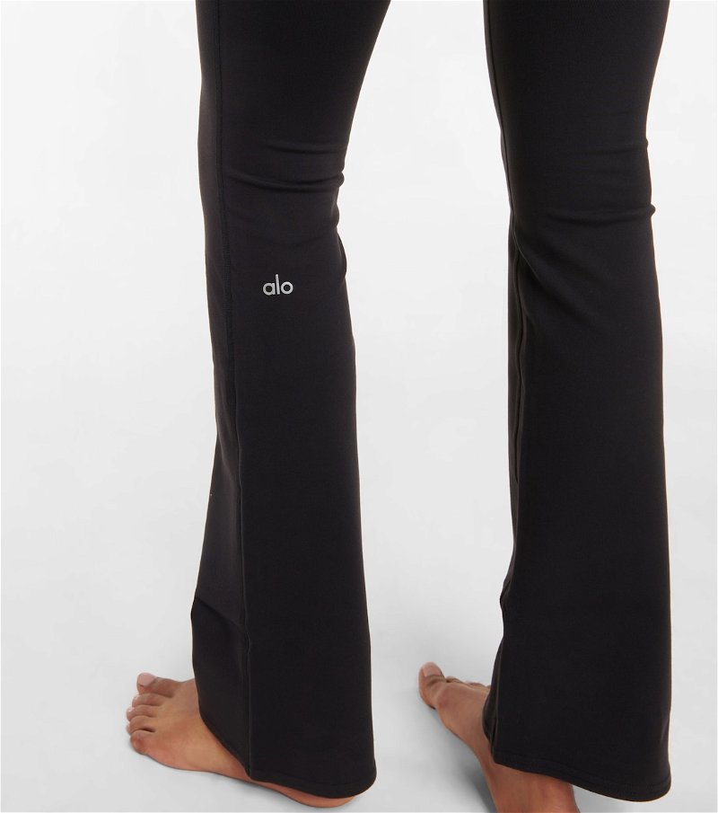 Alo Yoga Airbrush Low-rise Bootcut Leggings in Black