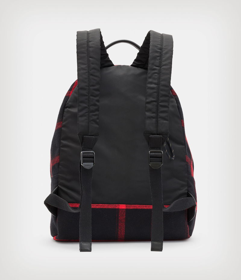 ALLSAINTS Carabiner Check Backpack endource