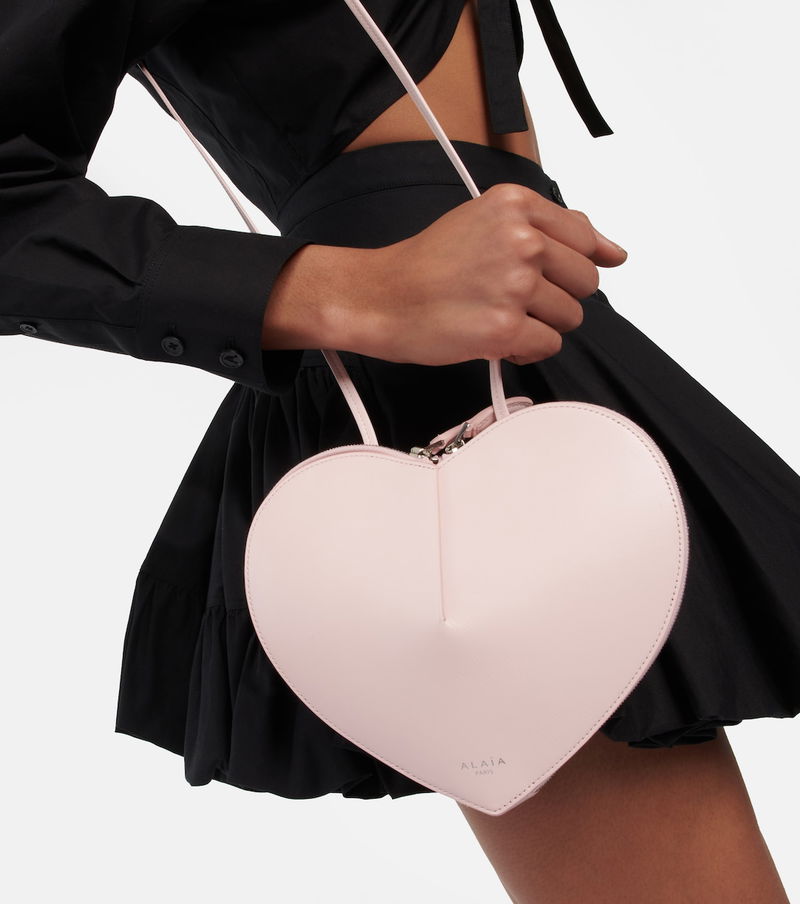 Le Coeur leather shoulder bag