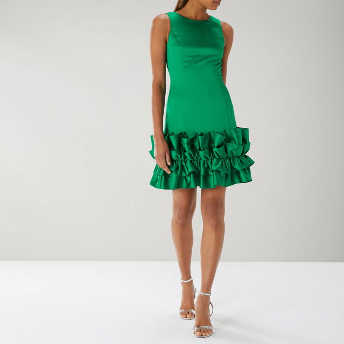 Coast Paris Ruffle Hem Dress | Endource