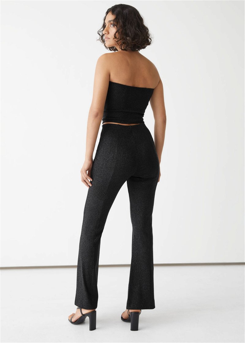 Sequin Trousers - Black - Trousers - & Other Stories