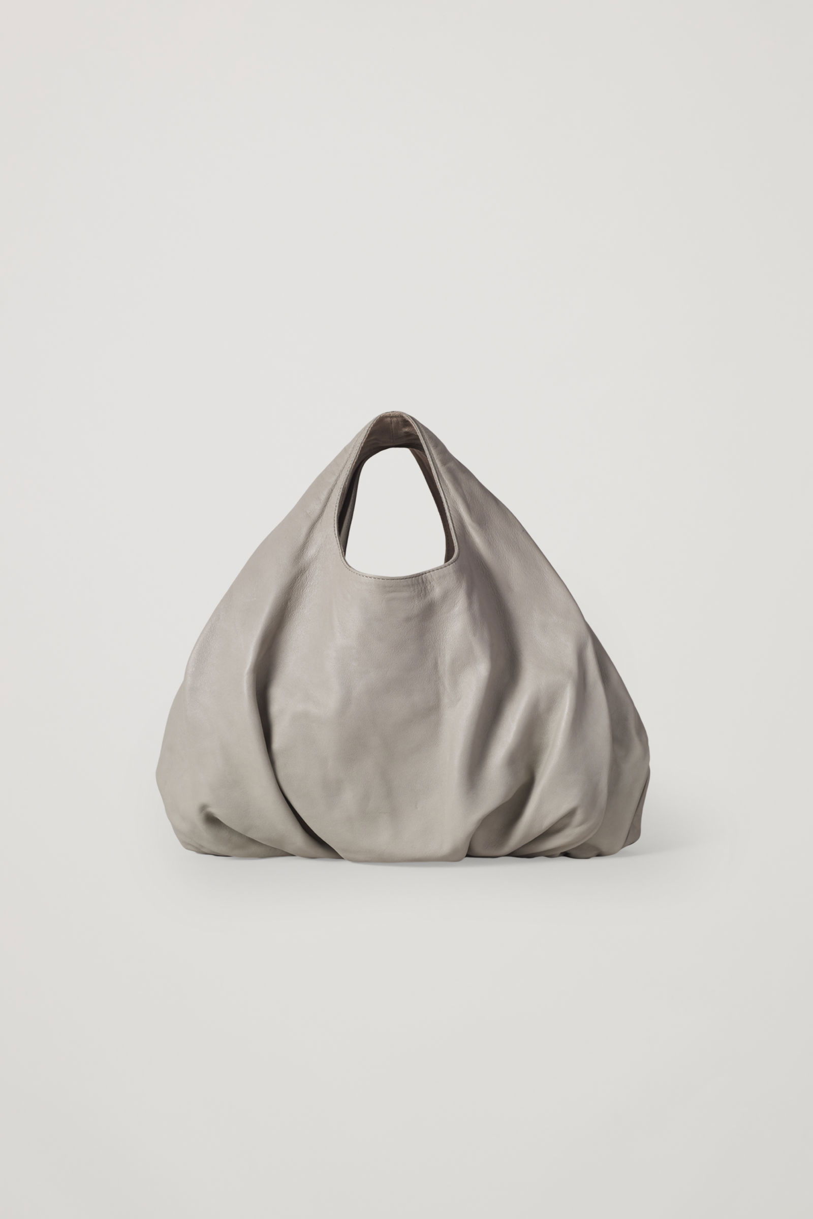 COS Small Gathered Leather Bag | endource