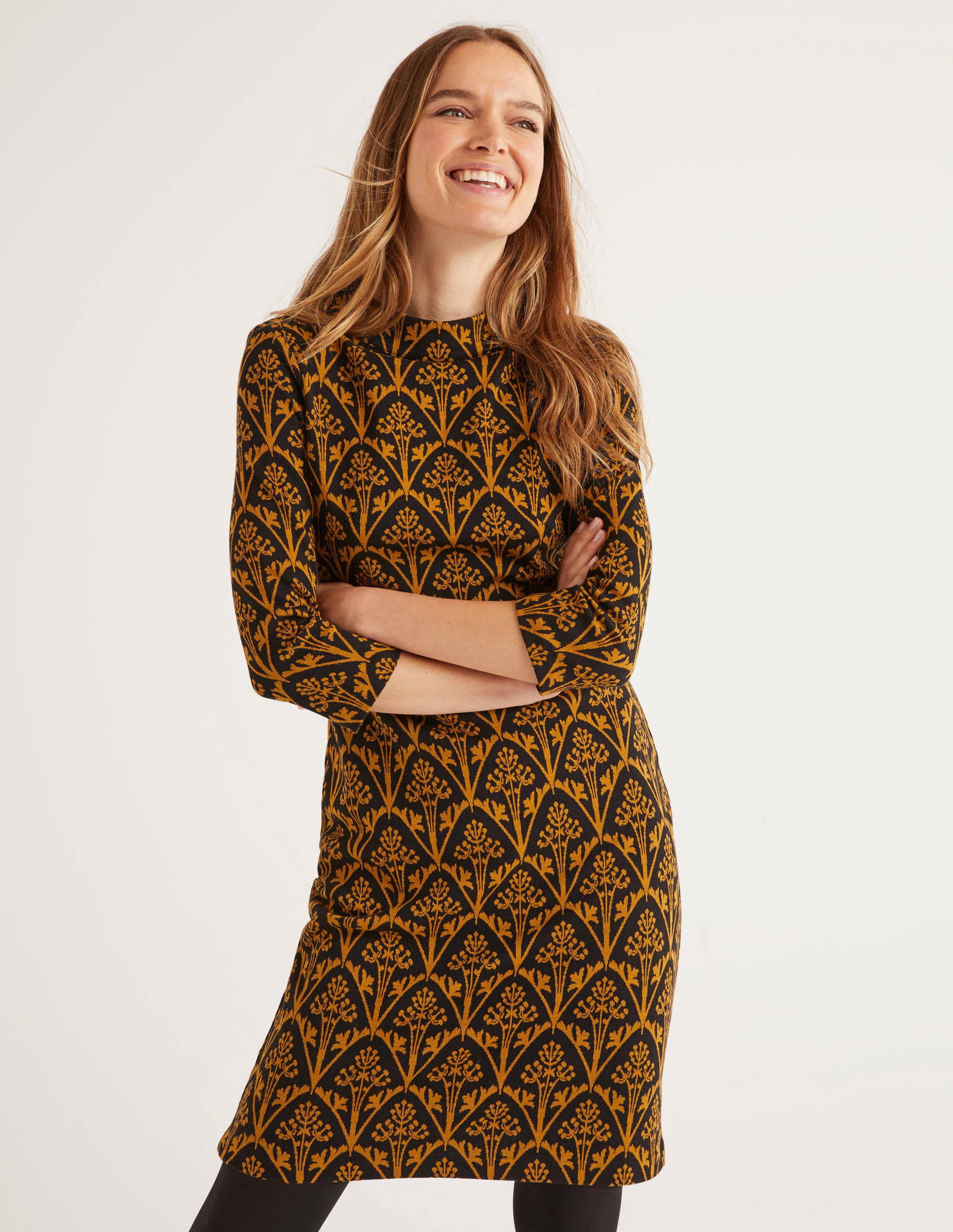 boden victoria knitted shirt dress BODEN Victoria Knitted Shirt Dress