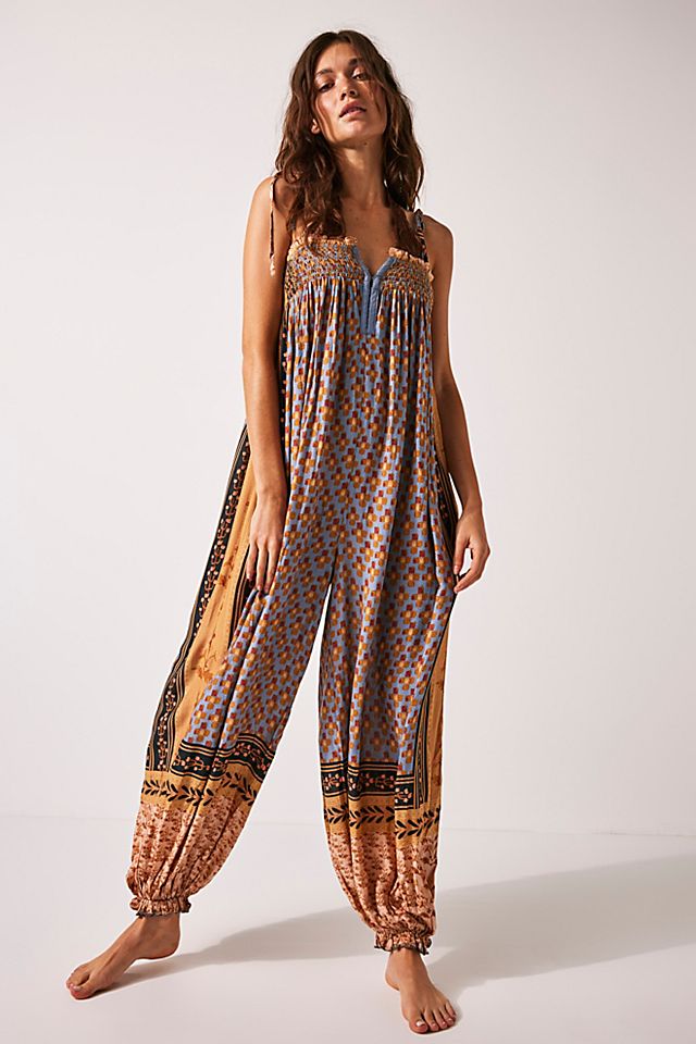 Intimately Free People Red Linen Romper