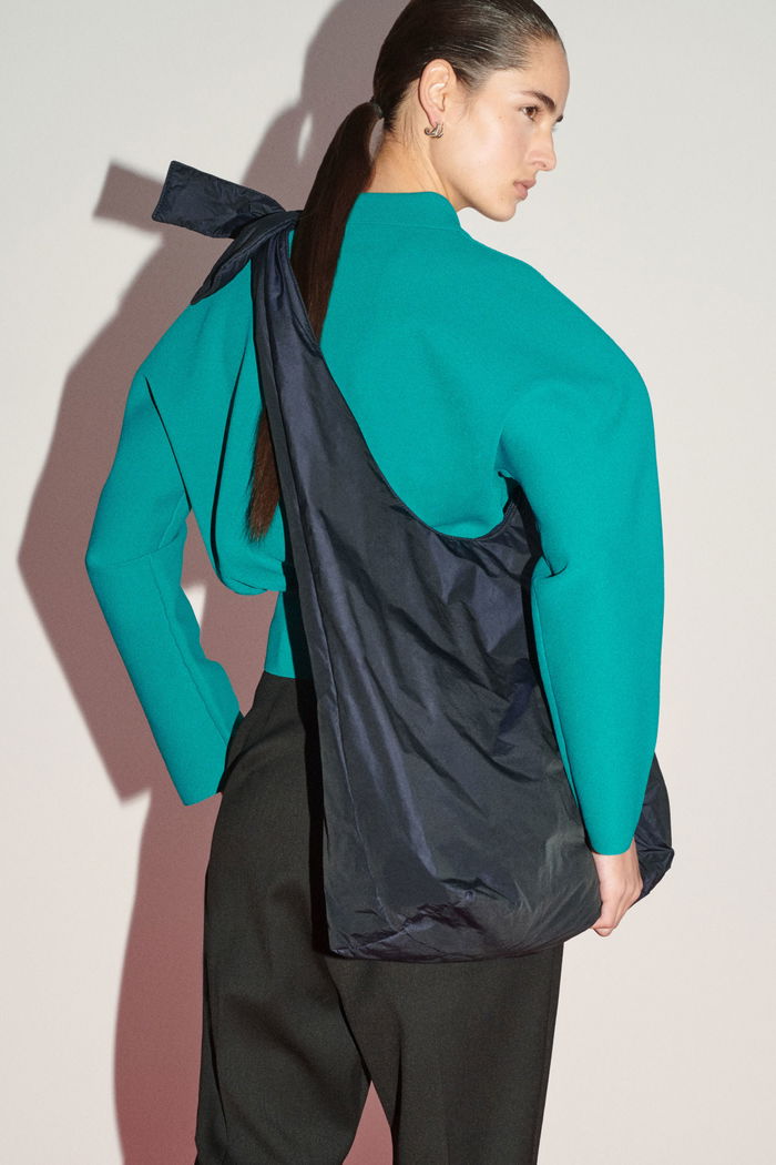 COS Knotted Strap Fabric Shopper Endource