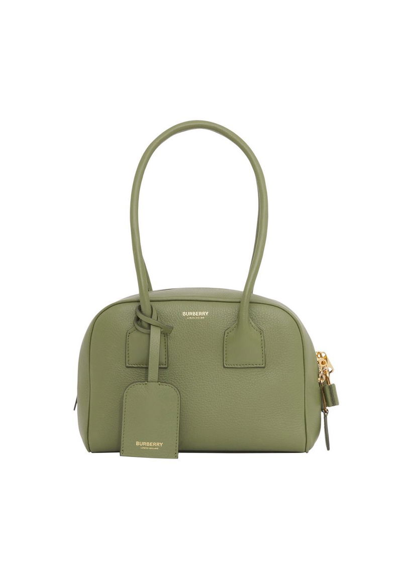 BURBERRY Mini Leather Half Cube Bag endource