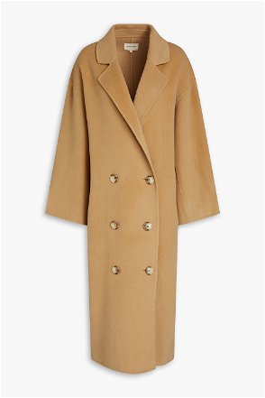 ANINE BING Dylan Double-Breasted Wool And Cashmere-Blend Coat in