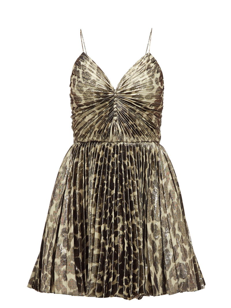 saint laurent pleated mini dress Saint Laurent Pleated Short Dress In Black - 60% Off