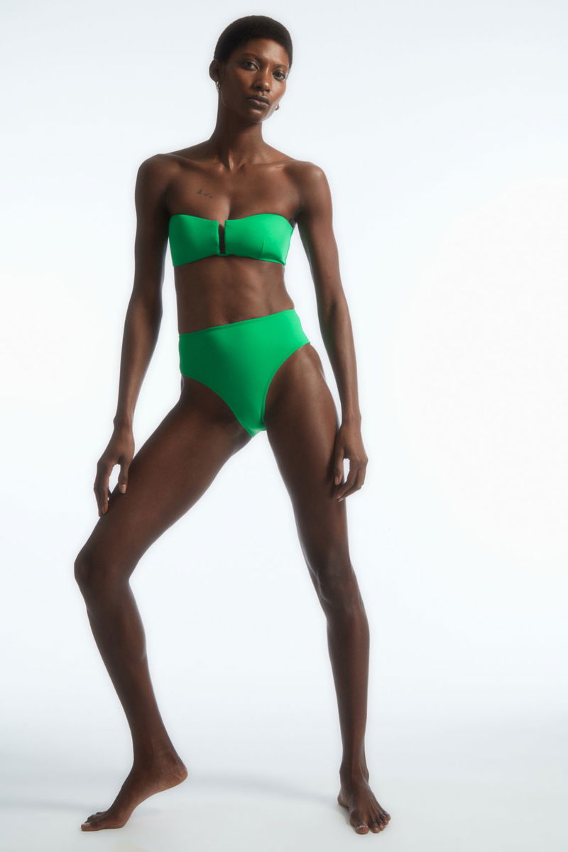 Bandeau Bikini Asos Green Bikini Asos Neon Green Bikini TOPSHOP