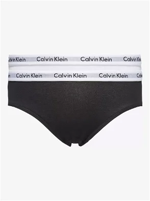 CALVIN KLEIN Kids' Bikini Briefs, Pack of 2 in Dusty lime/White