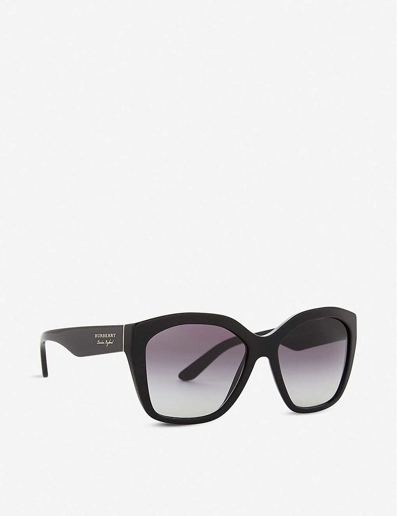 Burberry Be4261 Irregular Frame Sunglasses In Black Endource 