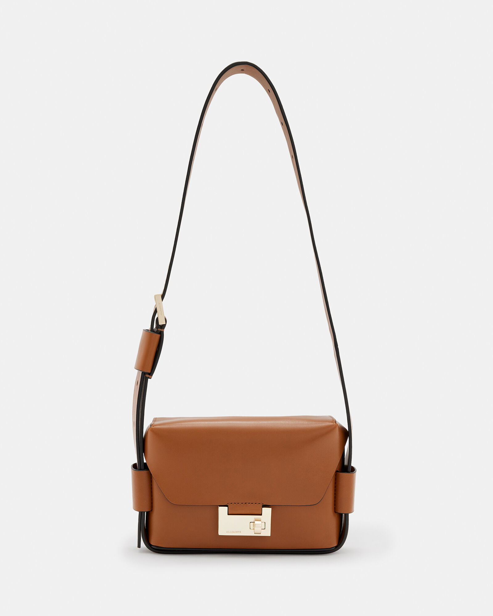 AllSaints Frankie Leather Crossbody Bag