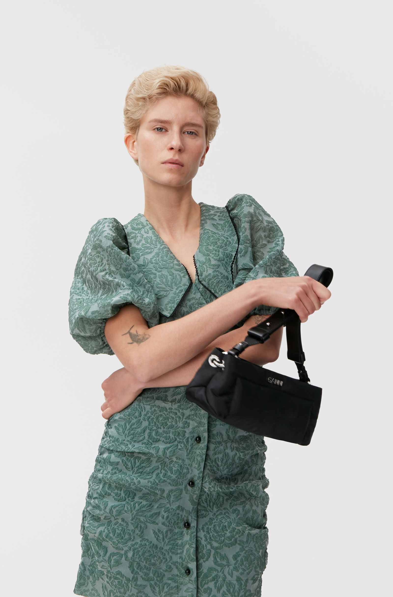 GANNI Jacquard Mini Dress | endource