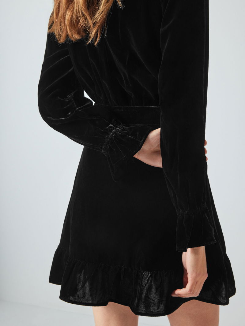 paige ysabel wrap mini dress PAIGE Women's Ysabel Dress, Black, S at Amazon Women's Clothing store