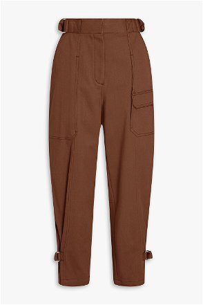 JACQUEMUS Papier Stretch-Twill Cargo Pants in Brown