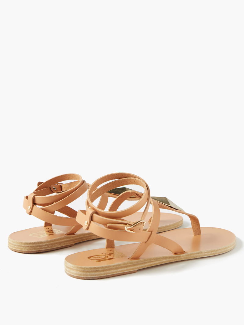 Ancient Greek Wrap Sandals Ancient Greek Sandals Leather Ankle-tie
