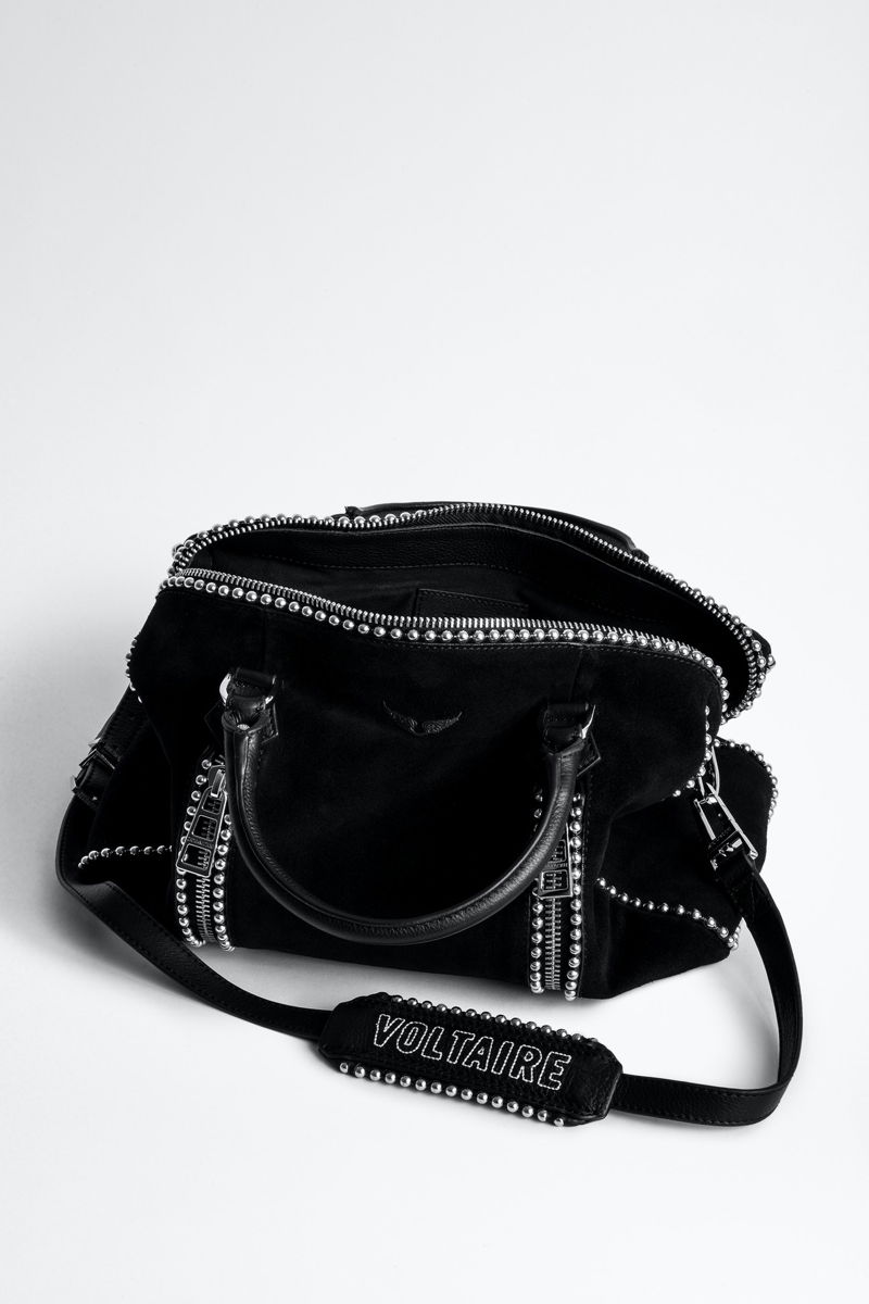 Zadig & Voltaire Sunny Medium Studs Bag Black