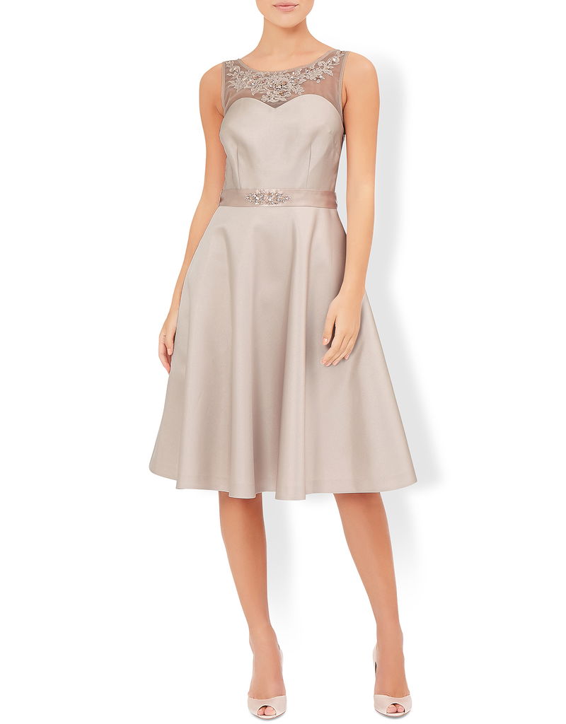 Monsoon Carnation Embellished Dress endource