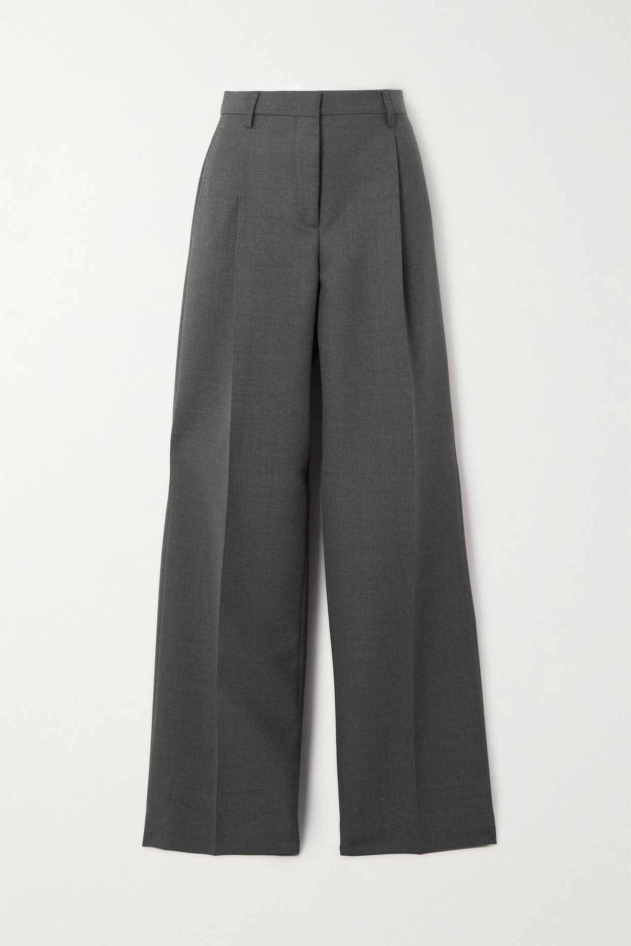 Barrie wide-leg wool-crepe pants