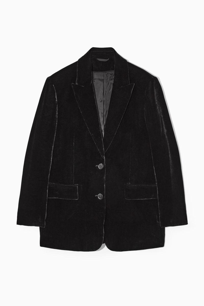 Avani Black Velvet Blazer