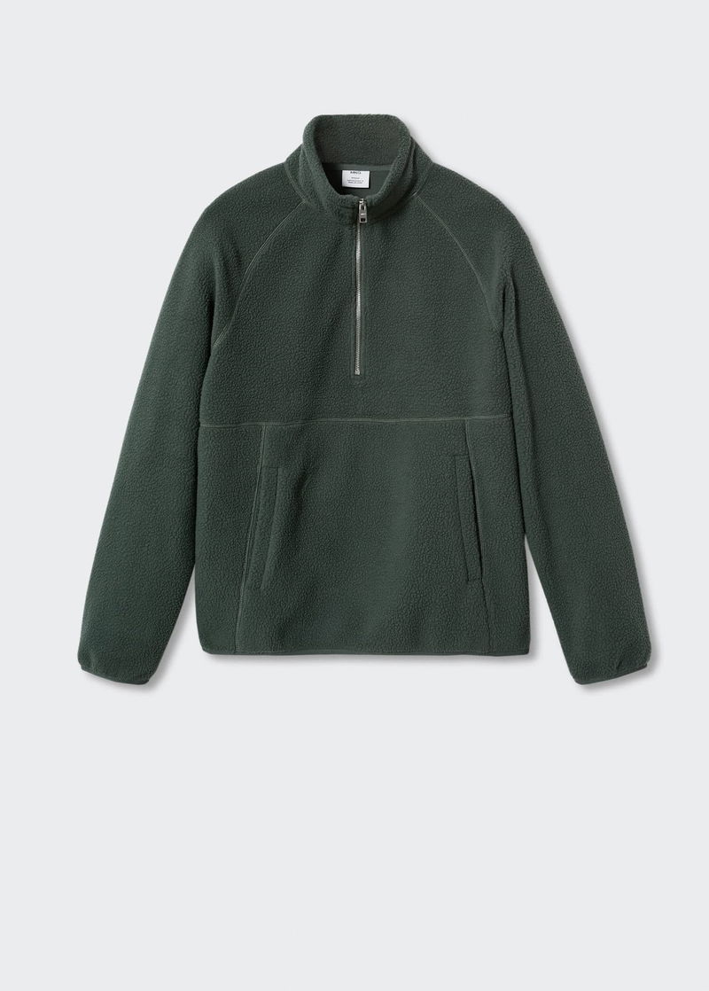 Fleece Jacket Zip Sherpa Hoodie Fear Of God Quarter Zip RBW Sherpa