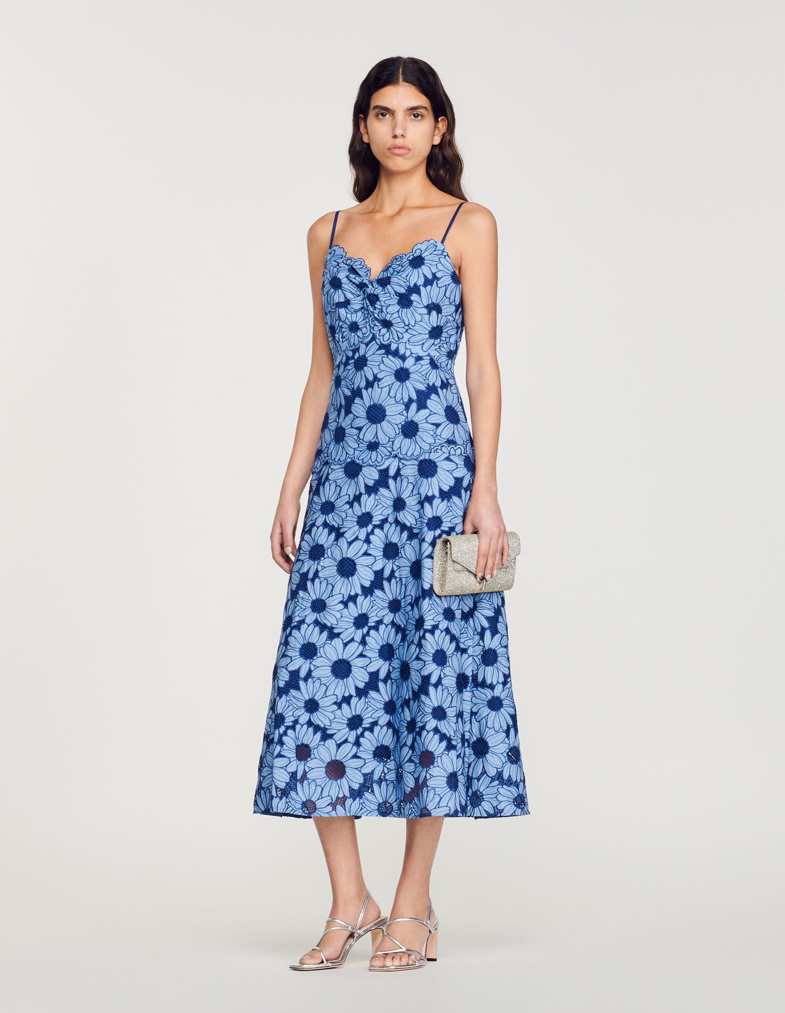 sandro daisy guipure midi dress SANDRO Daisy Guipure Midi Dress