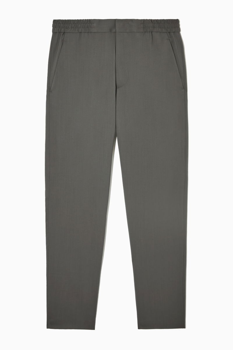COS Regular-Fit Tapered Wool Trousers endource