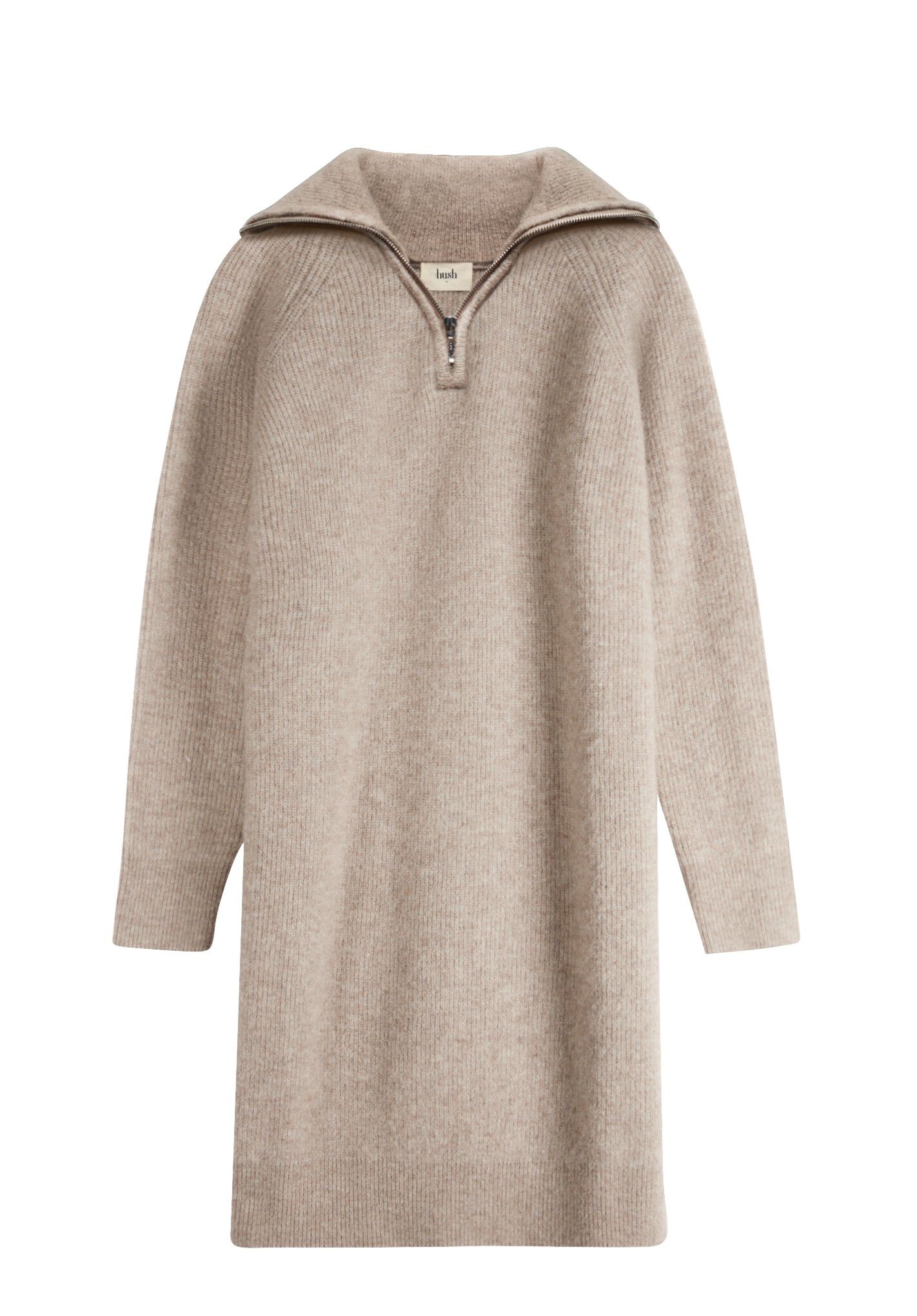 HUSH Barnes Half Zip Knitted Dress endource