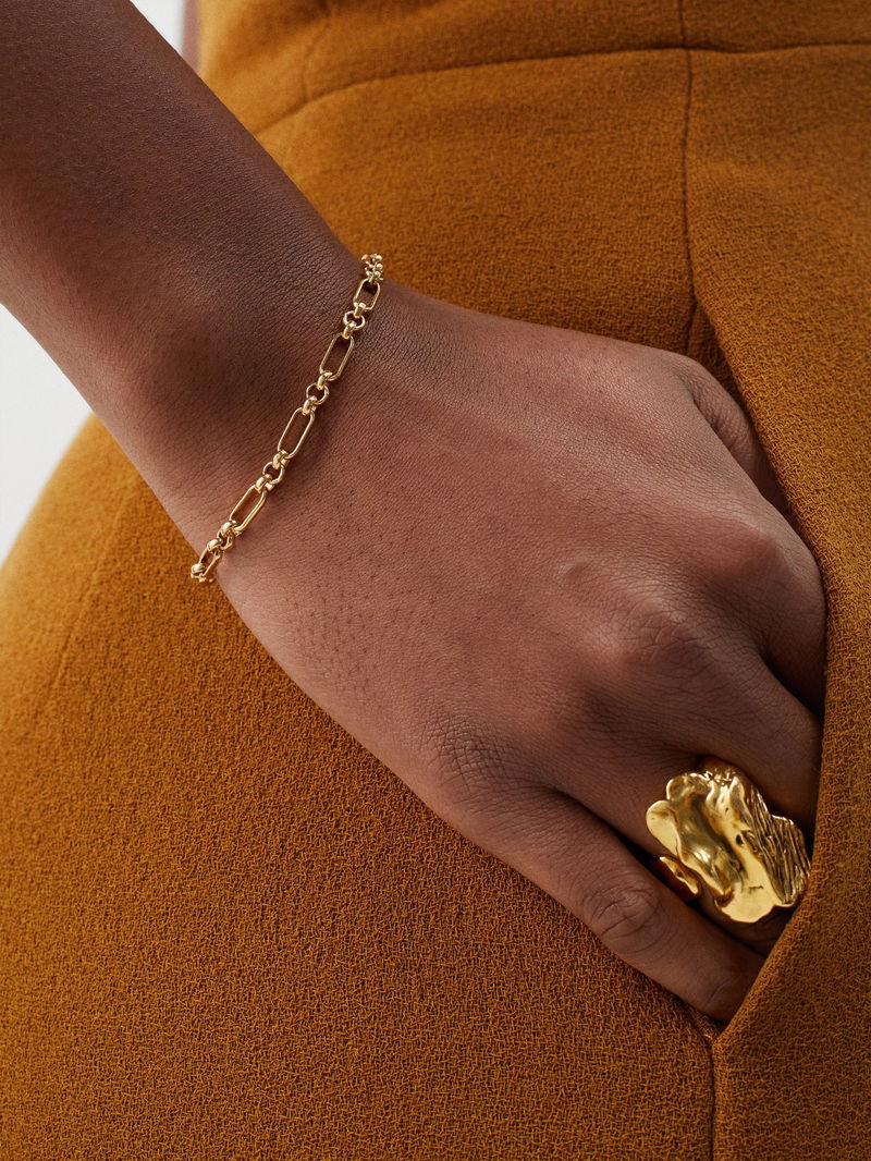 SAINT LAURENT Figaro-Chain Bracelet endource