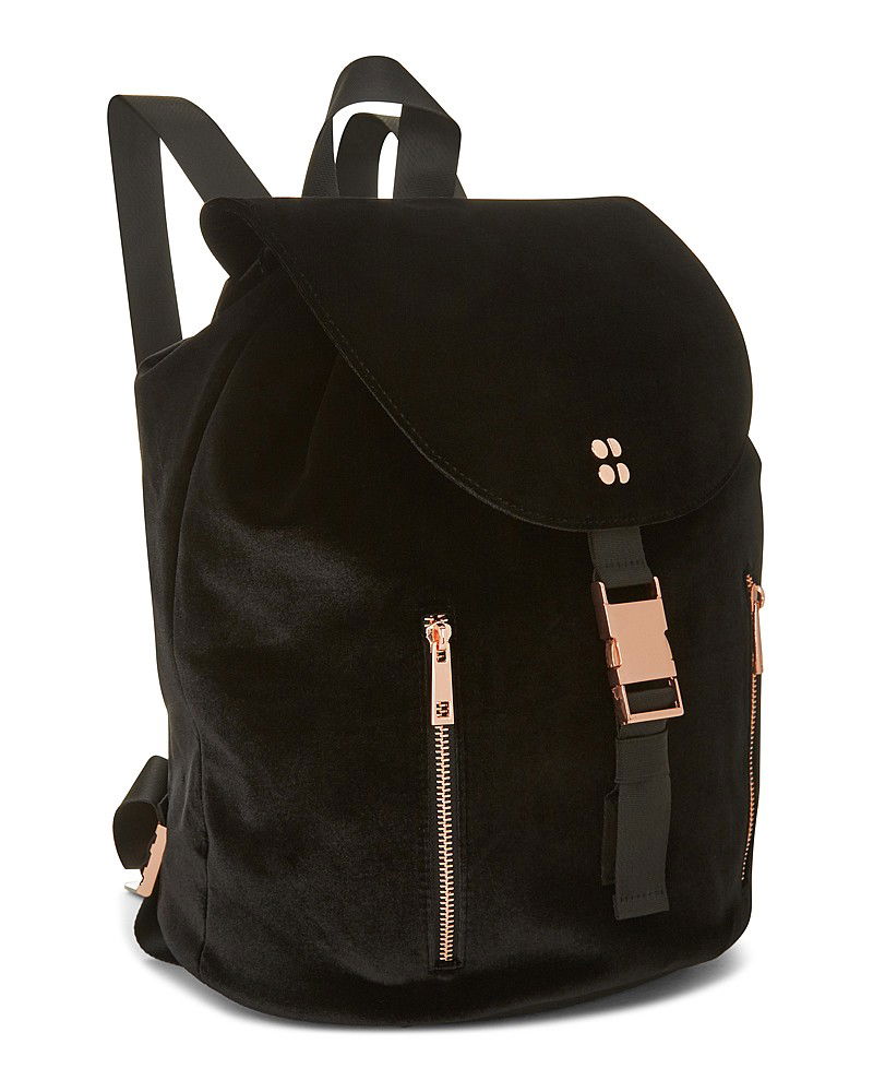 Sweaty Betty Black Backpack with Rose Gold Accents Sweaty Betty Women main image 4