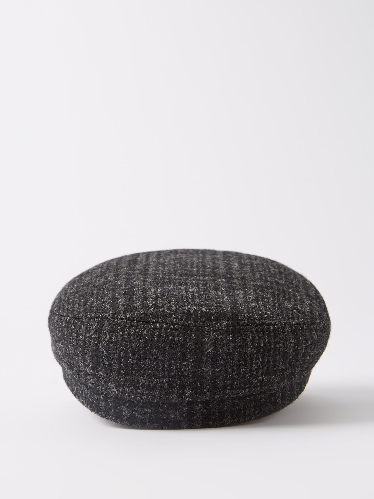 Isabel Marant Evie Baker Charcoal Herringbone Cap ? Isabel Marant - Evie virgin wool baker boy hat Isabel Marant main image 2
